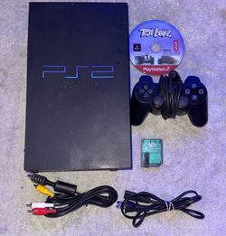 SONY PLAYSTATION 2 PS2 CONSOLE WITH VIDEO GAME & CONTROLLER