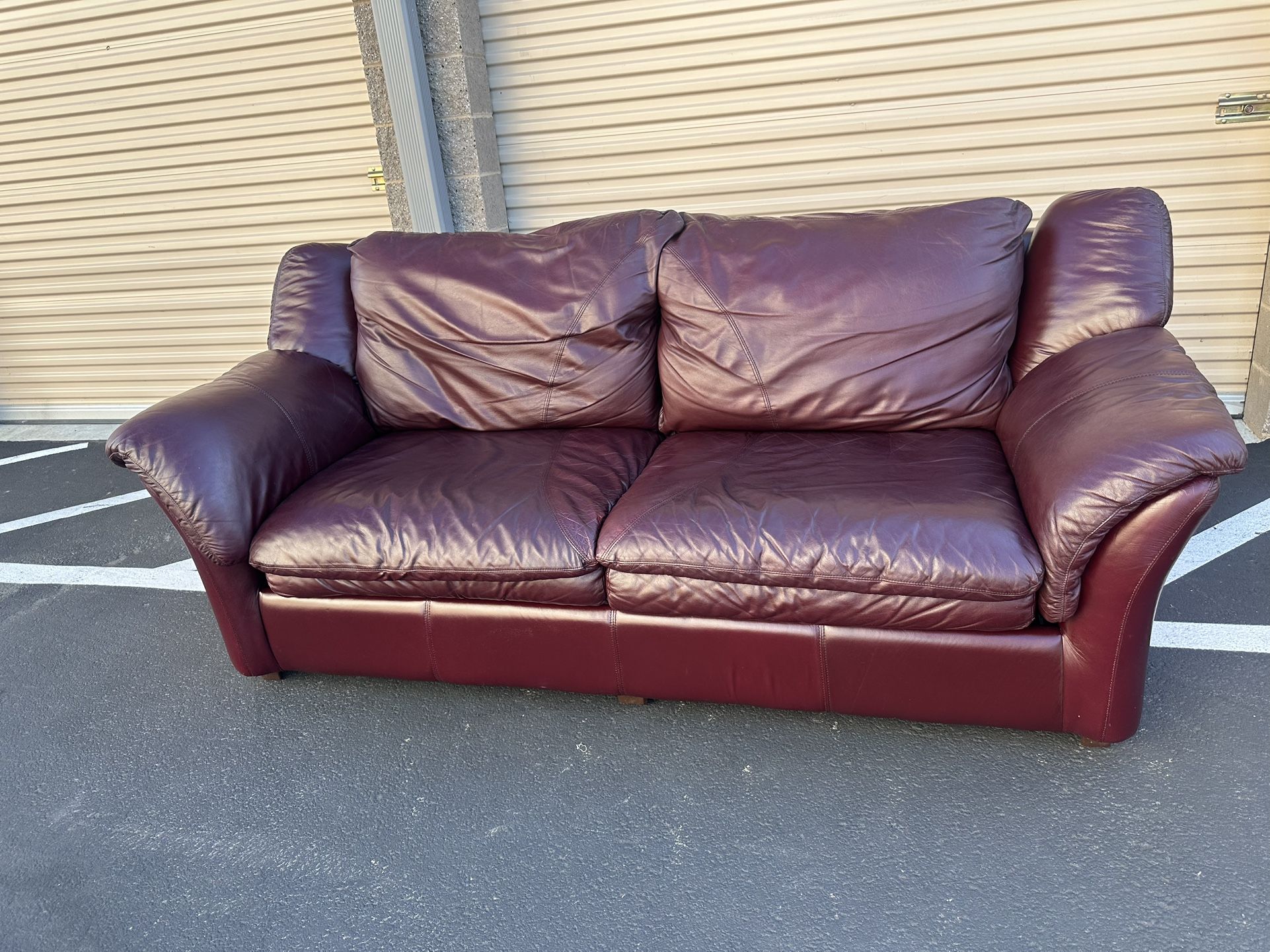 Original Leather, sofá Bed / sofá cama de piel original 