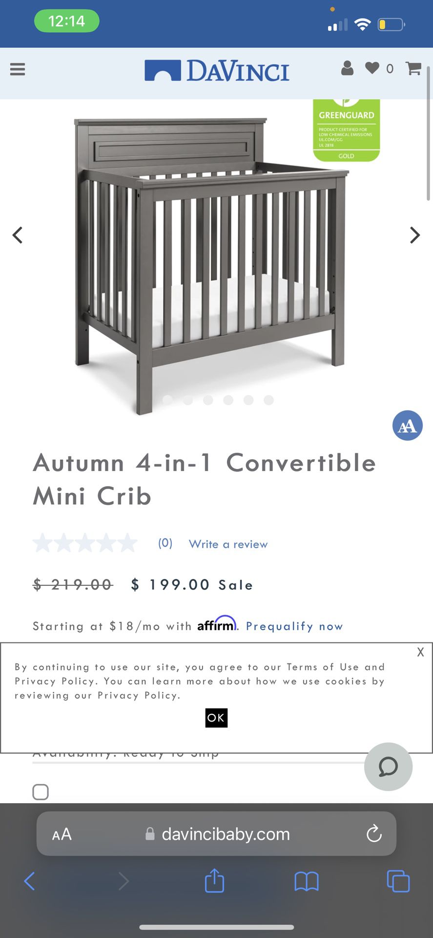 4 In 1 Crib