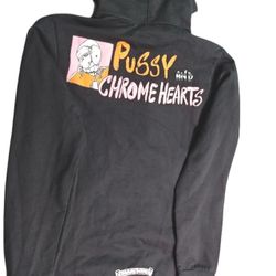 Pussy And Chrome Hearts Hoodie Size Small No Trades