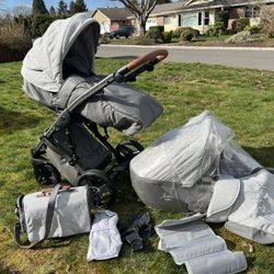 stroller, pram, cradle