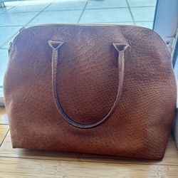 Real Ostrich Leather Purse Made In Italy 