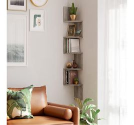 Corner Wall Shelf 4-tier 