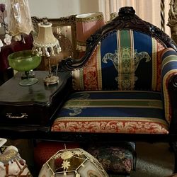 Telephone Seat With Side Table