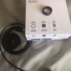 OURA RING—SIZE 8–GEN 3–STEALTH—LIKE NEW