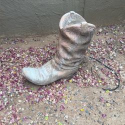 Random Antiques - Wagon Wheel, Plow, Ceramic Boot