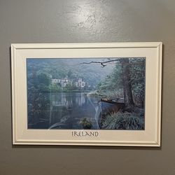 Large Framed Art Print of Ireland