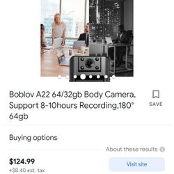 Mini Body Camera Boblov