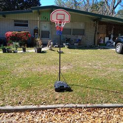 Adjustable Six Foot Basketball Hoop