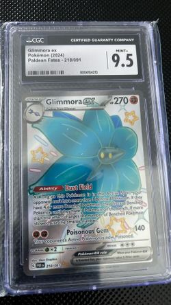 2024 Pokemon Glimmora Ex Paldean Fates CGC 9.5