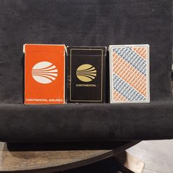 Continental Airlines Playing Cards