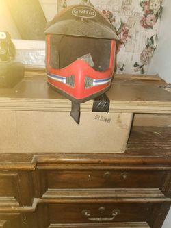 Motorcycle dort bike electric bike helmet.  Most like medium sized