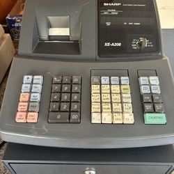 SHARP XE-A206 ELECTRONIC CASH REGISTER