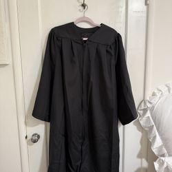 Black Graduation Gown 