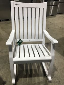 White Rocker Chair