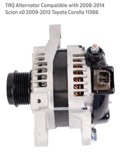 TRQ Alternator Compatible with 2008-2014 Scion xD 2009-2013 Toyota Corolla 11386