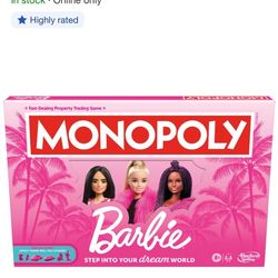 Barbie Monopoly game