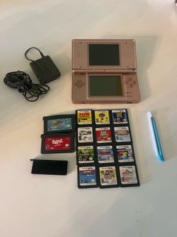 Nintendo DS light console with games