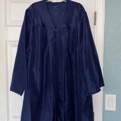 Navy Blue Graduation Gown 