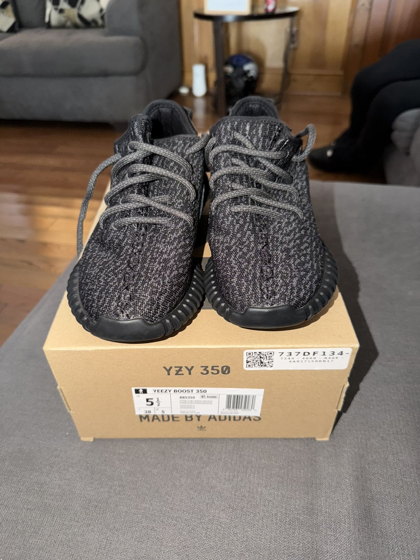 Adidas Kids Yeezy Boost 350 - Dark Gray