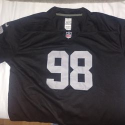 Raiders NFL 98 CROSBY SIZE XXL ON FIELD NIKE