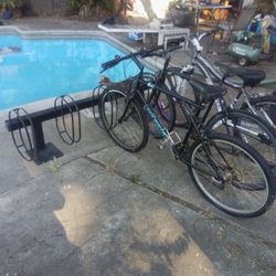 stationary bike rack
