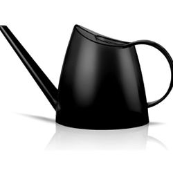 WhaleLife Indoor Watering Can for House Bonsai Plants (1.4L, Black)