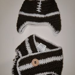 Crochet Football Set 0-6 Months