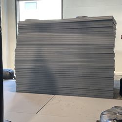 Brand New Swain Hybrid Tatami Mats by Dollamur– Charcoal Gray – 3’3” x 6’6” – 39 Available