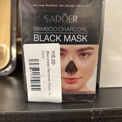 Sadoer Bamboo, Charcoal, Black Mask, Blackhead Remover