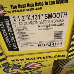 2 1/2” Galvanized Nails.  Need Gone Make Offer!!