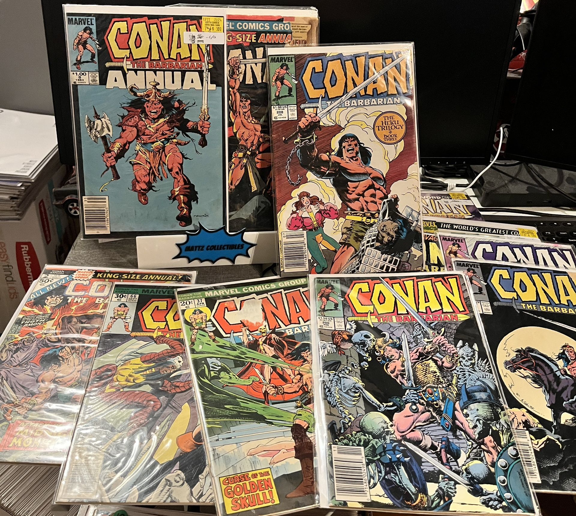 Conan The Barbarian 12 Issue Lot