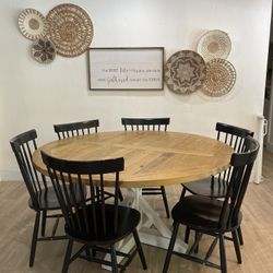 Nadeau Dining Room Table And Six Chairs