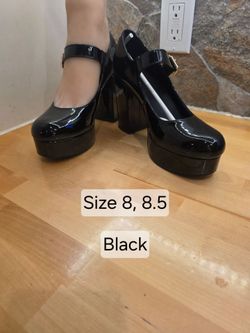 New Coutgo Women's Mary Jane Style Round Toe Platform Chunky Heel Dress Shoe 25.00 Each