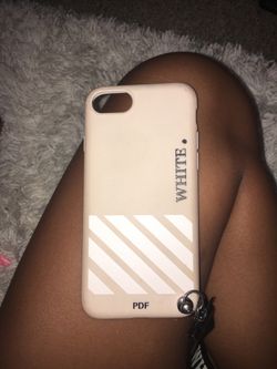 Off white case for iPhone 8 or 7