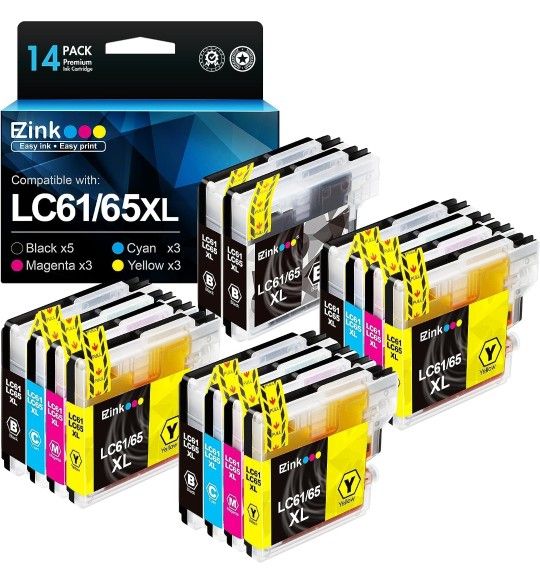 Ink Cartridges Replacement for Brother Printer. [New]