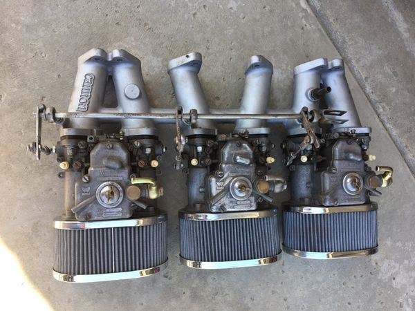 Datsun 240z,260z,280z-triple Weber 40DCOE-Carburetors & Cannon manifold