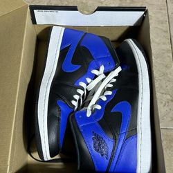 Jordan 1 Mid Hyper Royal 