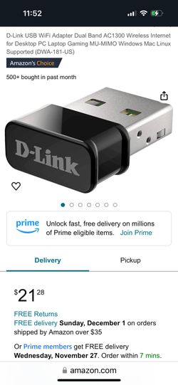 D link Wifi Adapter