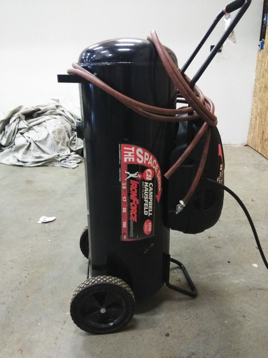 Campbell Hausfeld Iron Force Space-Saver Air Compressor