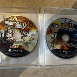 PS3 Naruto & Dragonball Z Games 