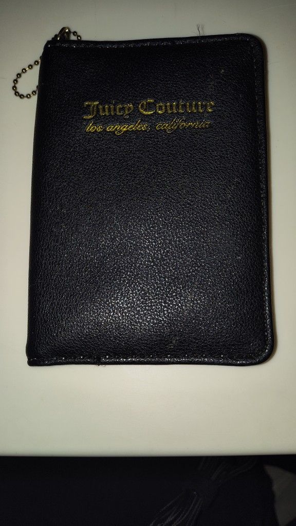 Black, Juicy Couture, Wallet/ Card Holder.