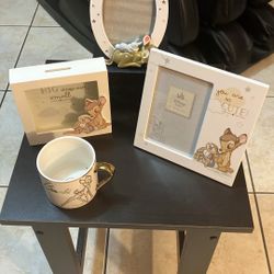 Disney Picture Frames, Piggy Bank, and Mug