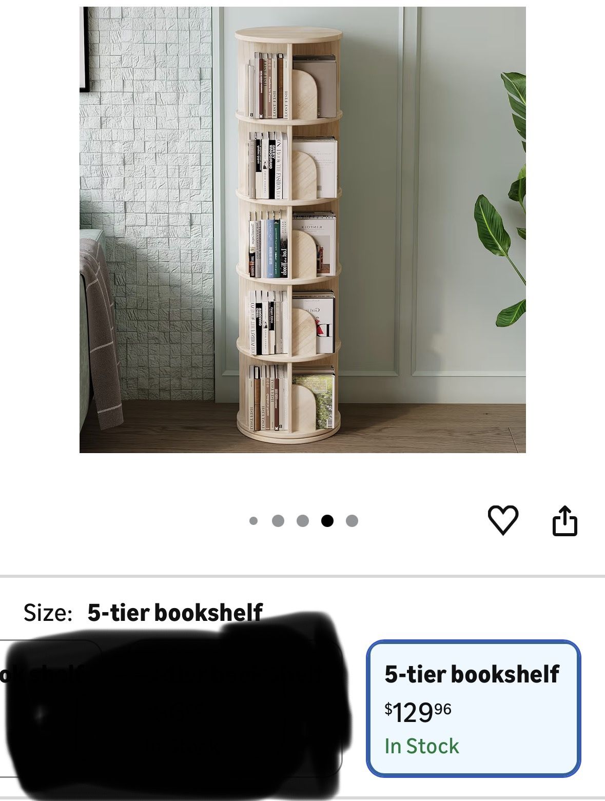 Rotating Bookshelf