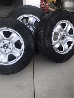 Honda CR-V Rims And Tires Need One Tire, 3 is 50% Tread