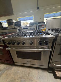 36” VIKING GAS RANGE STAINLESS STEEL