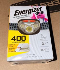Energizer Industrial Headlamp 400 Lumens, 2 Pack for $25