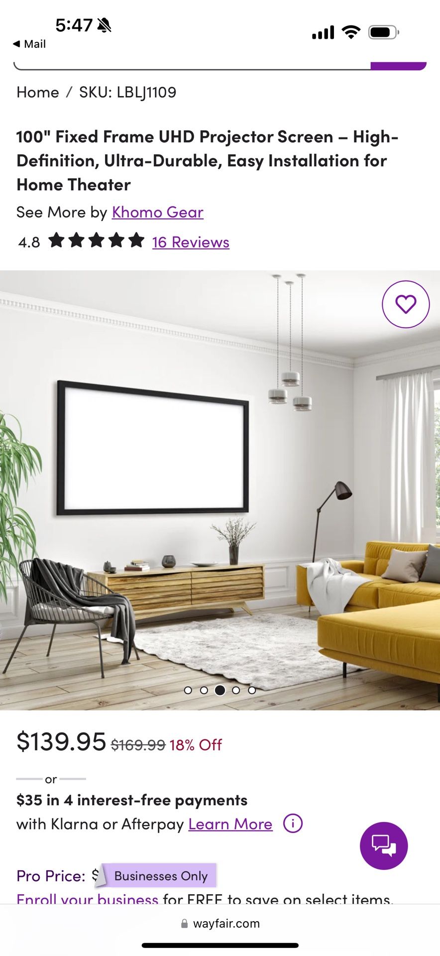 Projector Screen