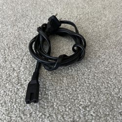 Power cable 2 pin 6 ft