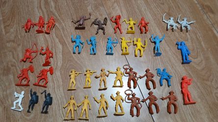 Cowboys and Indian toys